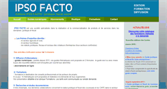 Desktop Screenshot of editions-ipsofacto.fr